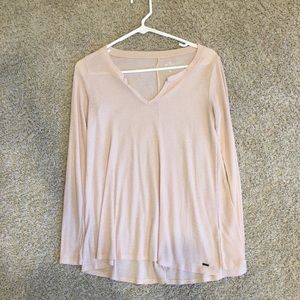 Hollister long sleeve blousy shirt size S